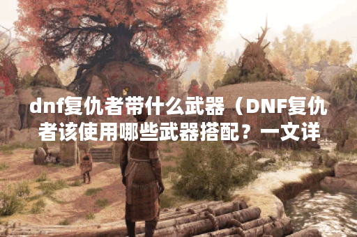 dnf复仇者带什么武器（DNF复仇者该使用哪些武器搭配？一文详解）