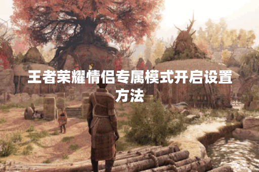 王者荣耀情侣专属模式开启设置方法