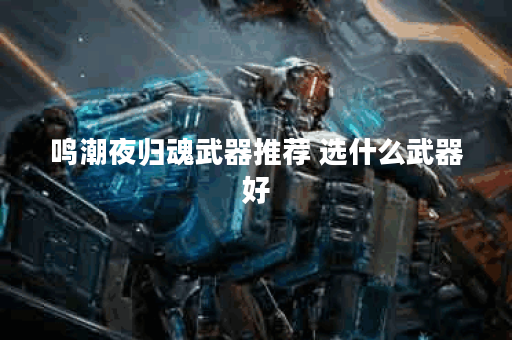 鸣潮夜归魂武器推荐 选什么武器好 鸣潮夜归魂武器推荐 选什么武器好